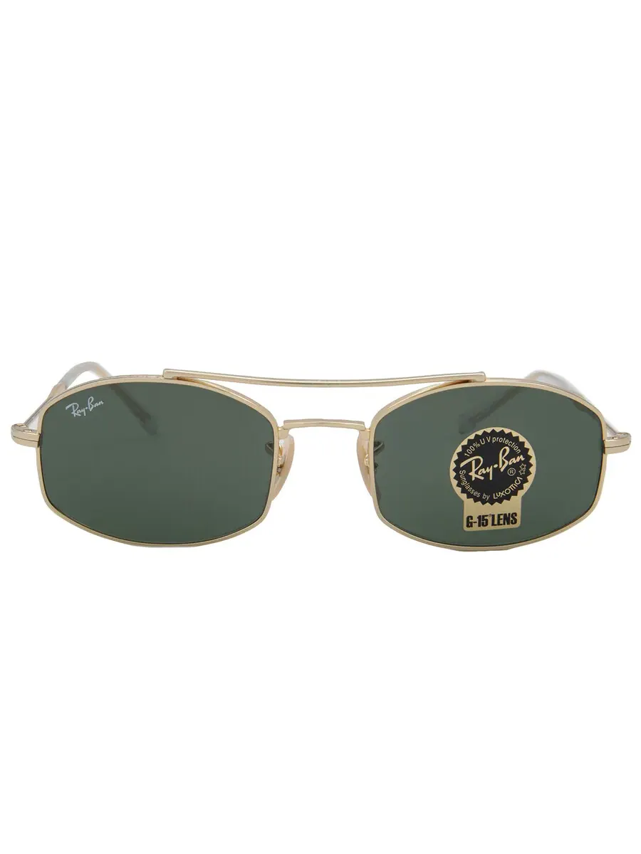 Солнцезащитные очки Ray Ban G-15 Green Oval Unisex RB3719 001/31 51 Ray-Ban
