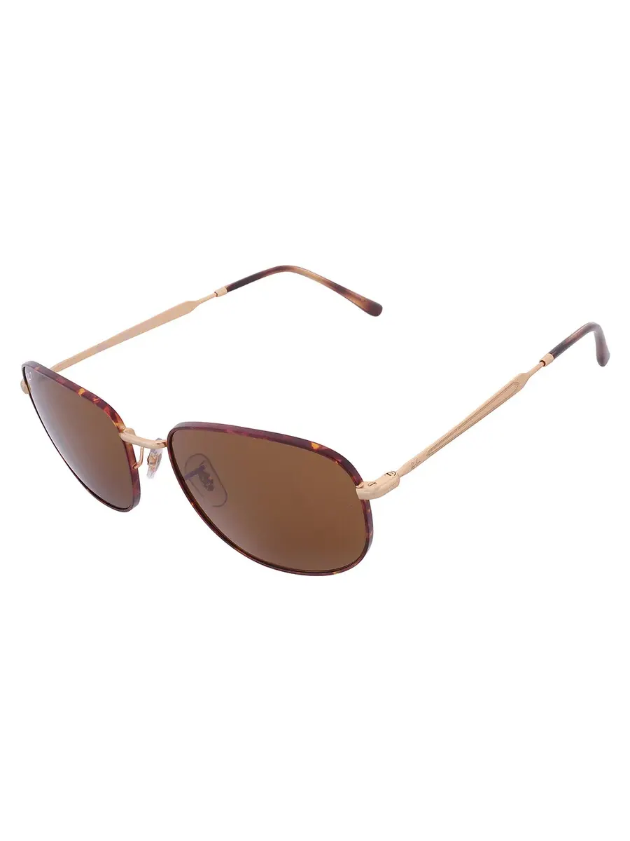 Солнцезащитные очки Ray Ban поляризованные коричневые квадратные унисекс RB3754 927557 60 Ray-Ban — изображение 3 из 5