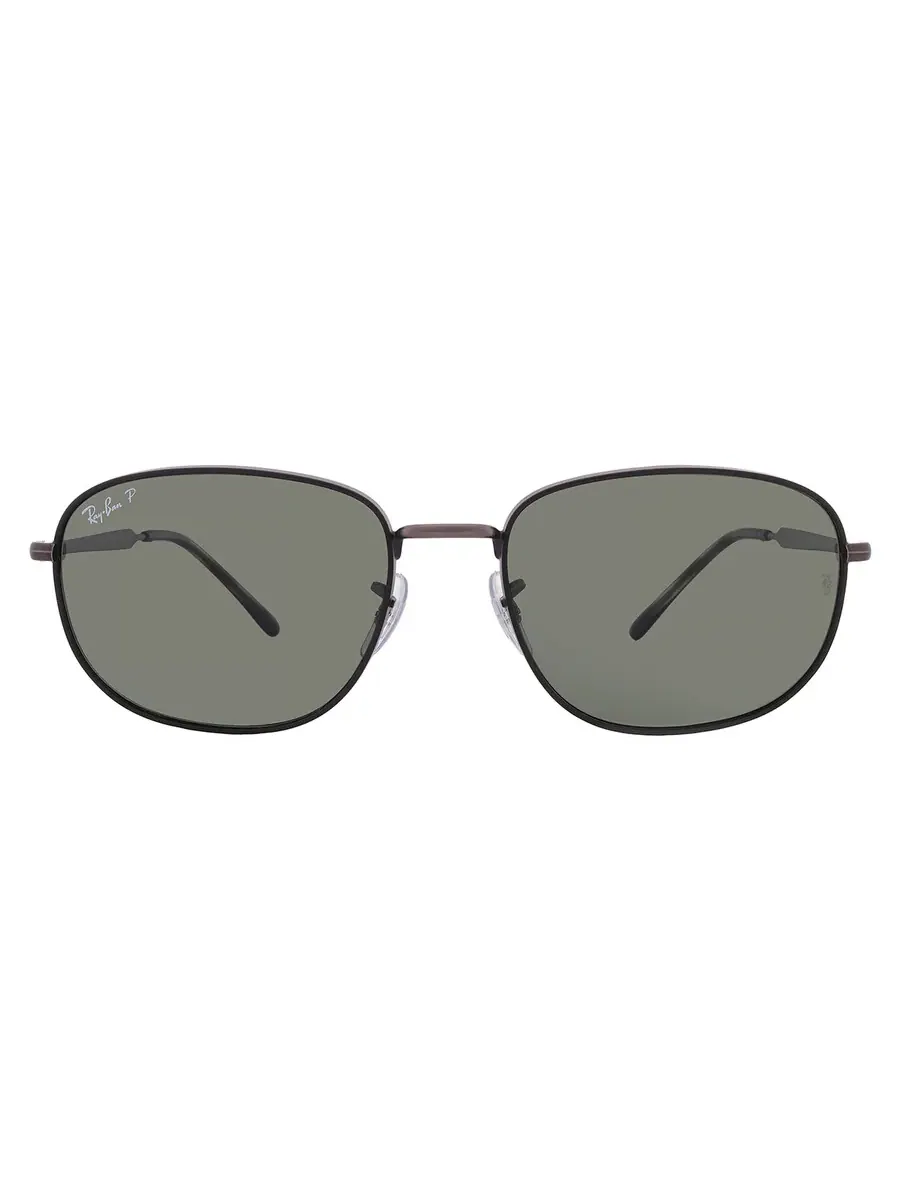 Солнцезащитные очки Ray Ban Polarized Green Square унисекс RB3754 927458 60 Ray-Ban