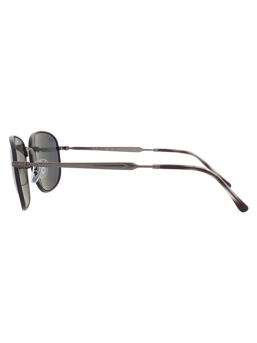 Солнцезащитные очки Ray Ban Polarized Green Square унисекс RB3754 927458 60 Ray-Ban — изображение 4 из 5, черный