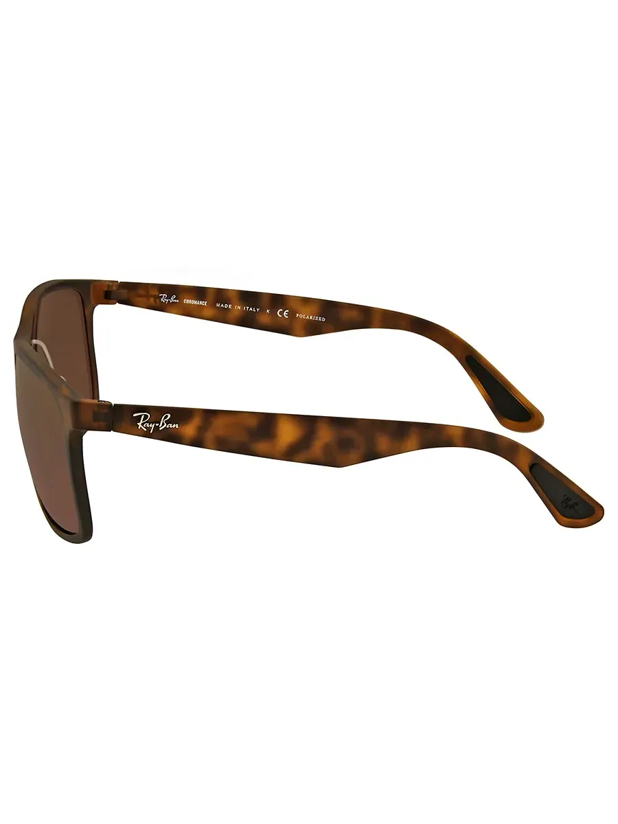 Солнцезащитные очки Ray Ban Polarized Purple Mirror Chromance квадратной формы унисекс RB4264 — изображение 2 из 4