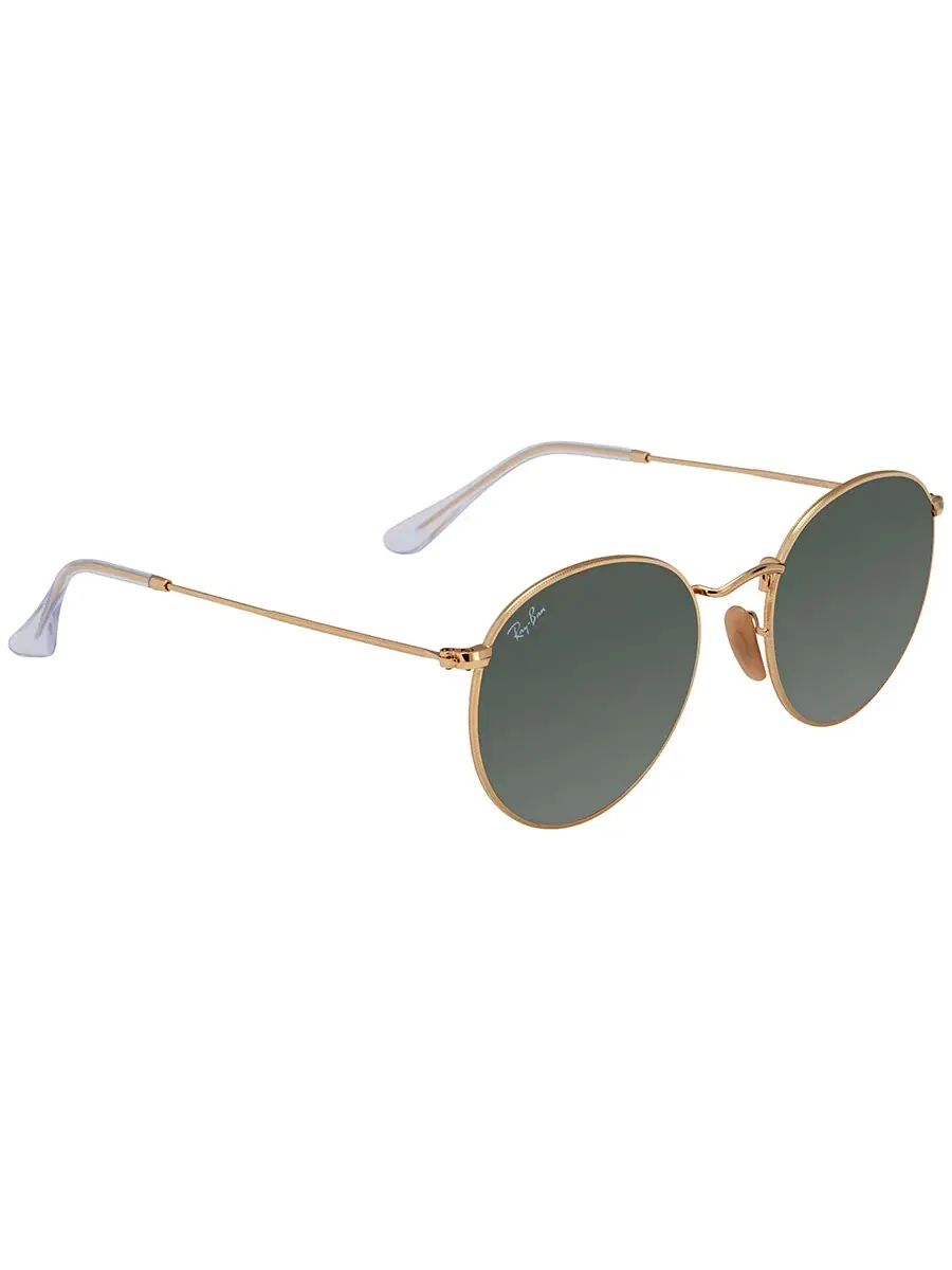 Солнцезащитные очки Ray Ban с круглыми плоскими линзами зеленого цвета Classic G-15 унисекс RB3447N — изображение 2 из 4