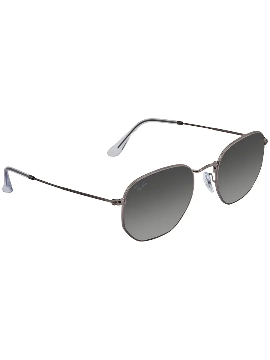 Солнцезащитные очки Ray Ban с шестиугольными плоскими линзами и серым градиентом, унисекс, RB3548N — изображение 2 из 4