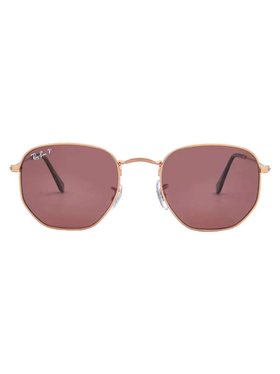 Солнцезащитные очки Ray Ban RB3548N 9202AF 51 с поляризационными фиолетовыми неправильными