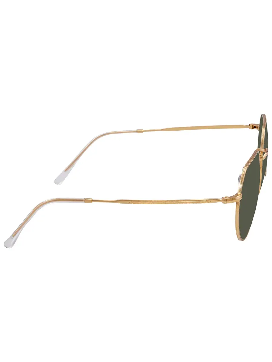 Солнцезащитные очки Ray Ban Jack Green Geometric унисекс RB3565 919631 53 Ray-Ban — изображение 3 из 4, золотистый