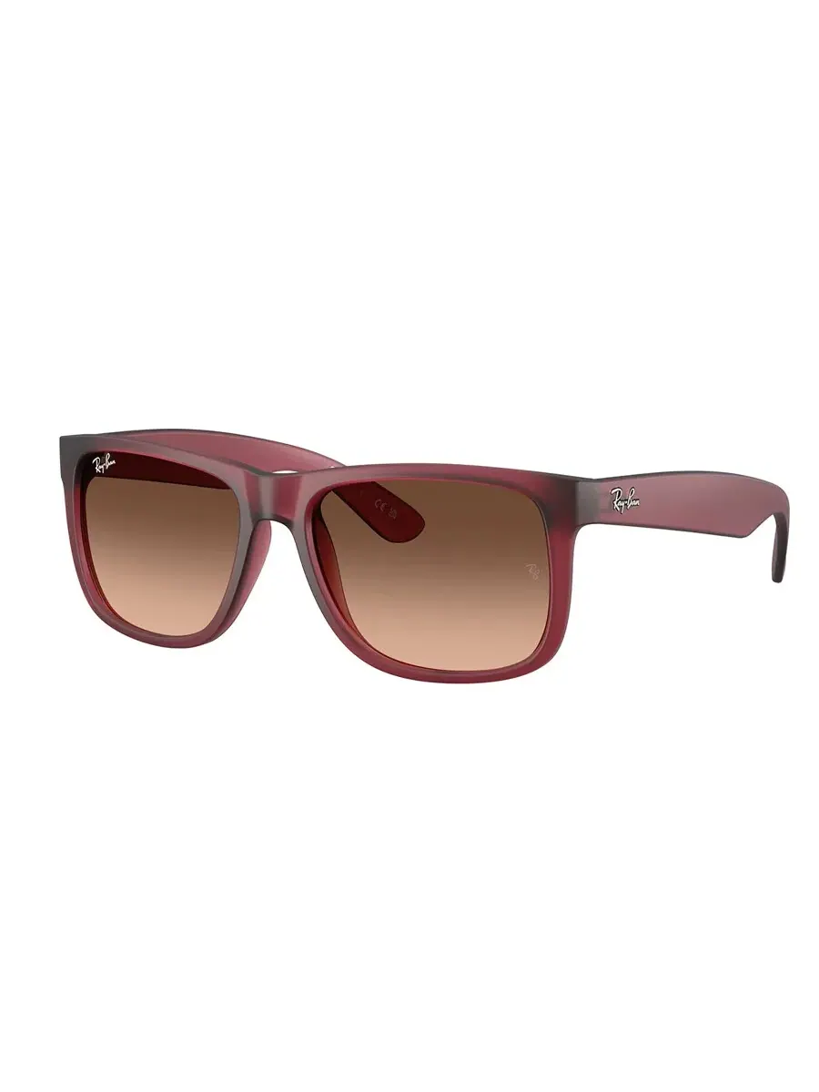 Мужские солнцезащитные очки Ray Ban Justin Brown Gradient Square RB4165 6815A5 54 Ray-Ban
