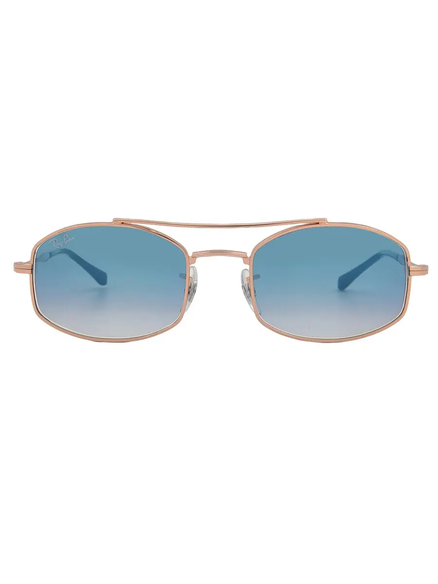Солнцезащитные очки Ray Ban Light Blue Gradient Oval унисекс RB3719 92623F 51 Ray-Ban