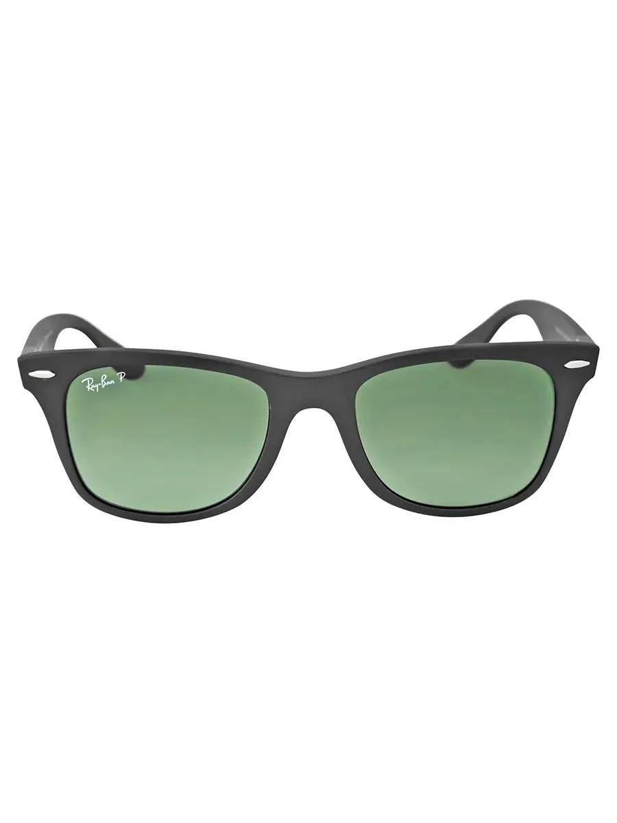 Солнцезащитные очки Ray Ban Wayfarer Liteforce Polarized Green Classic G-15 квадратные унисекс
