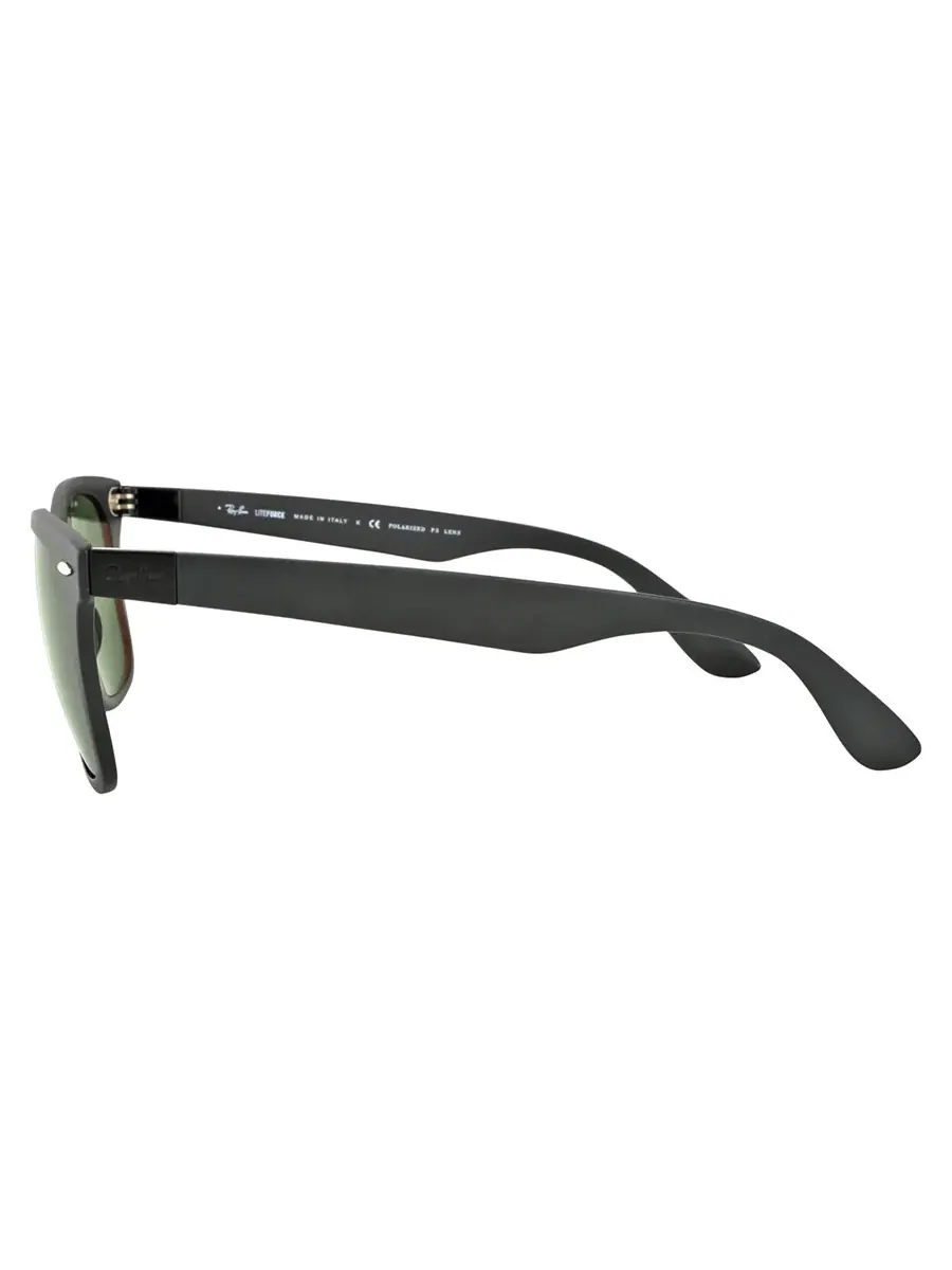 Солнцезащитные очки Ray Ban Wayfarer Liteforce Polarized Green Classic G-15 квадратные унисекс — изображение 3 из 4, зеленый