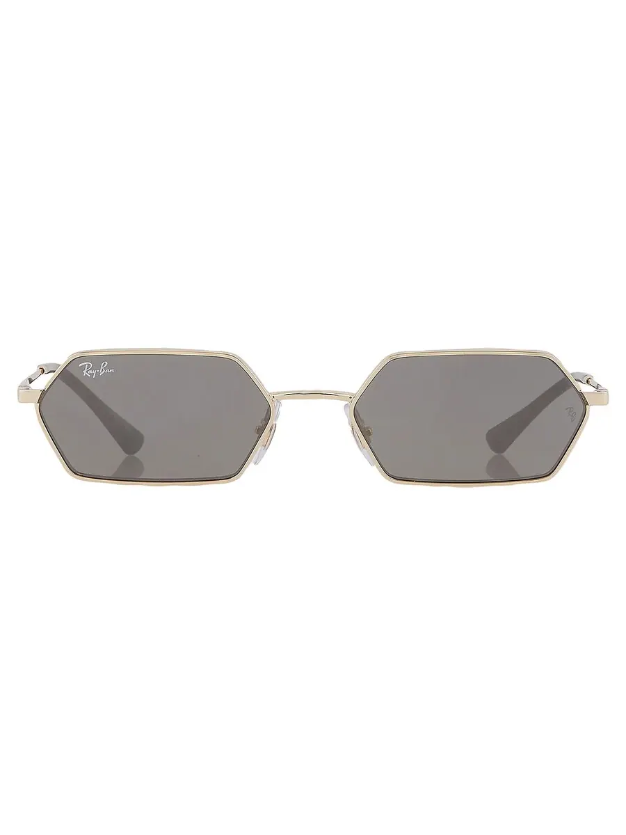 Солнцезащитные очки Ray Ban Yevi Dark Grey Mirror Hexagonal унисекс RB3728 92136V 55 Ray-Ban