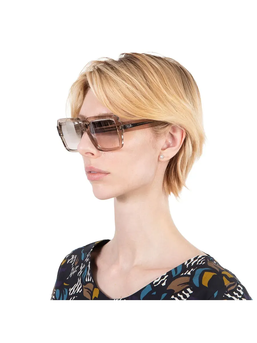 Солнцезащитные очки Ray Ban Magellan Bio Based Silver/Brown Gradient Mirror Square Unisex RB4408 — изображение 2 из 6
