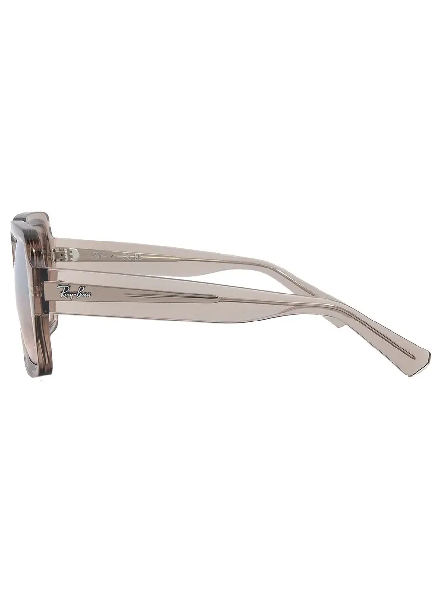 Солнцезащитные очки Ray Ban Magellan Bio Based Silver/Brown Gradient Mirror Square Unisex RB4408 — изображение 4 из 6