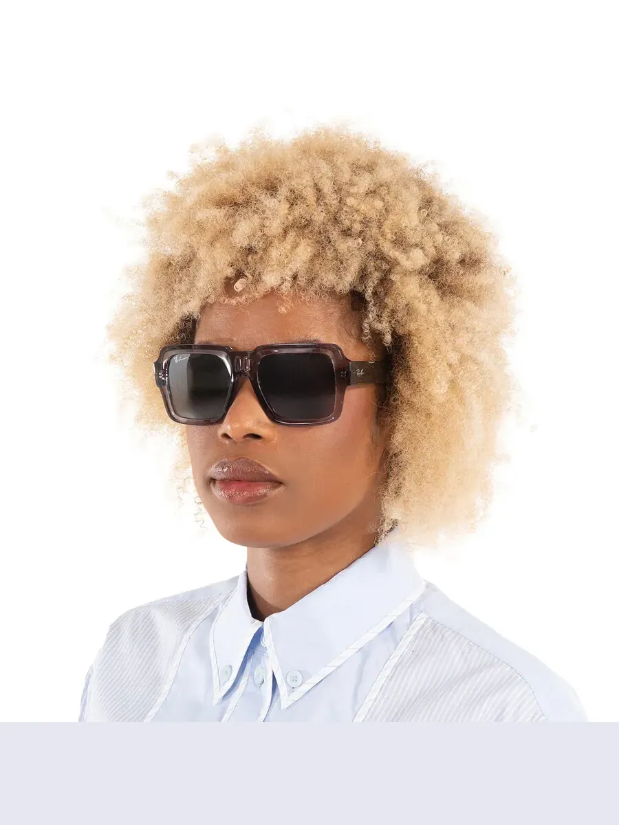 Солнцезащитные очки Ray Ban Magellan Bio Based поляризованные серые с зеркальным градиентом — изображение 2 из 6, серый