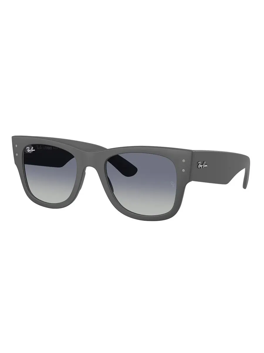 Солнцезащитные очки Ray Ban MEGA WAYFARER LITEFORCE с синим градиентом, квадратные, унисекс RB4840S