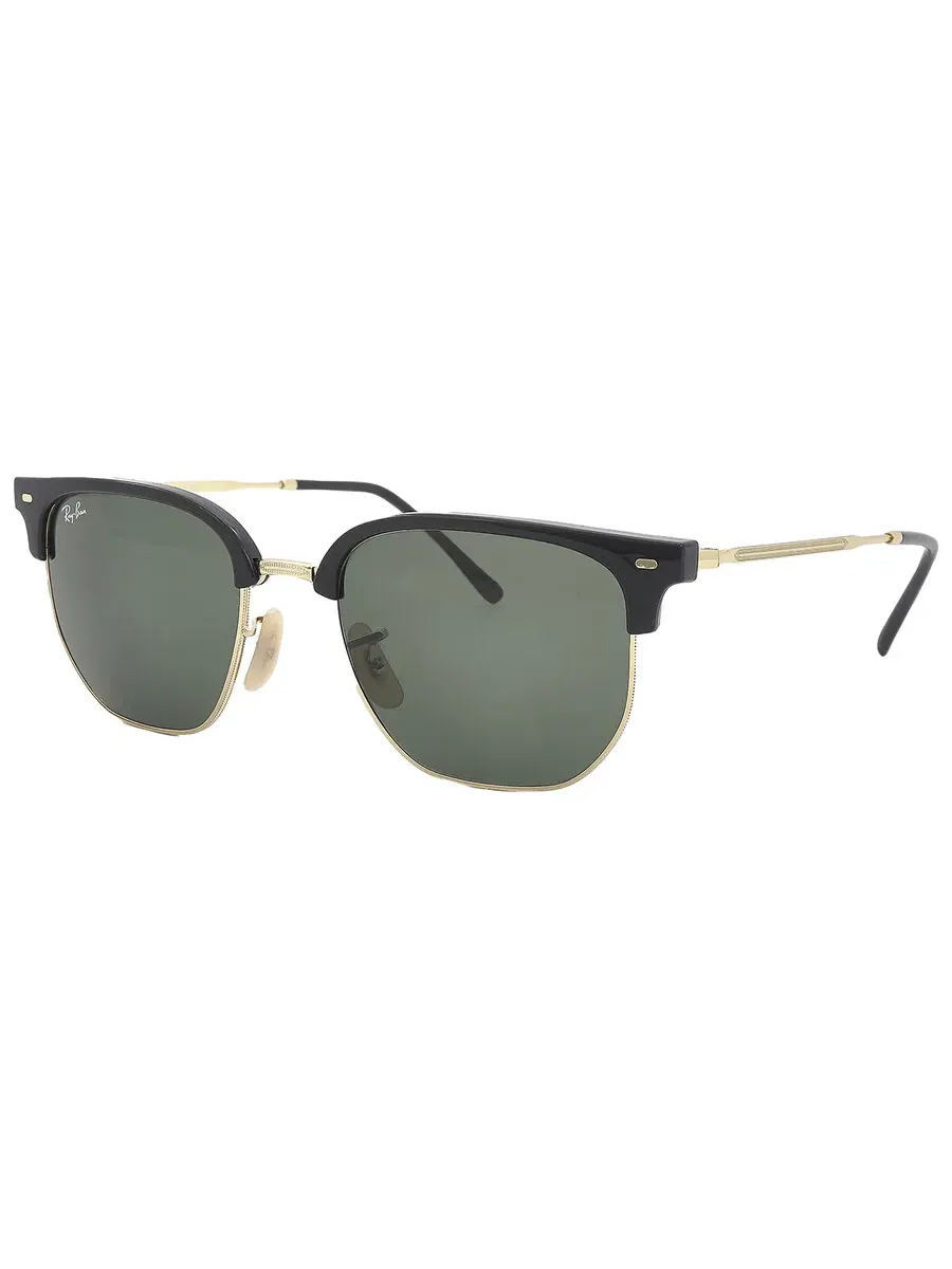 Солнцезащитные очки Ray Ban New Clubmaster Green унисекс RB4416 601/31 53 Ray-Ban — изображение 5 из 6, черный