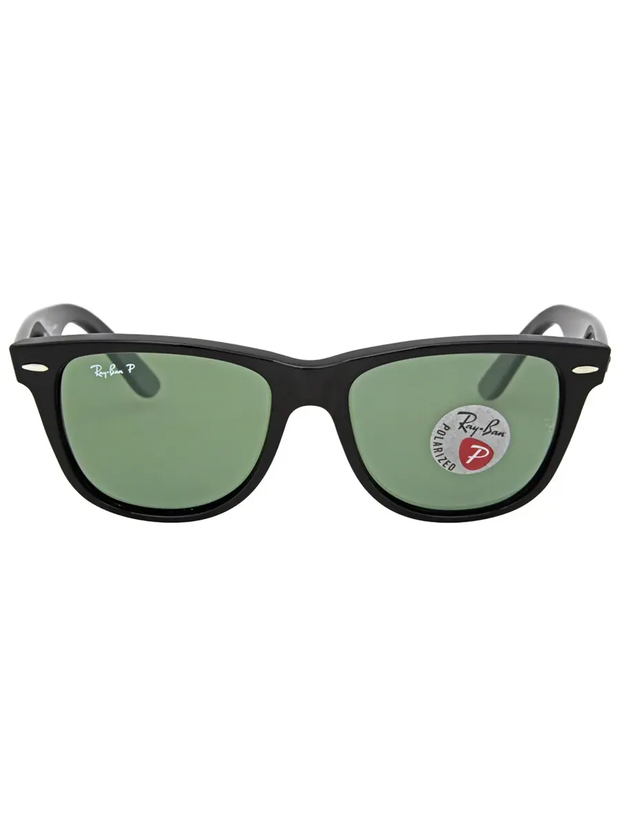 Солнцезащитные очки Ray Ban Original Wayfarer Classic Polarized Green Classic G-15 унисекс RB2140