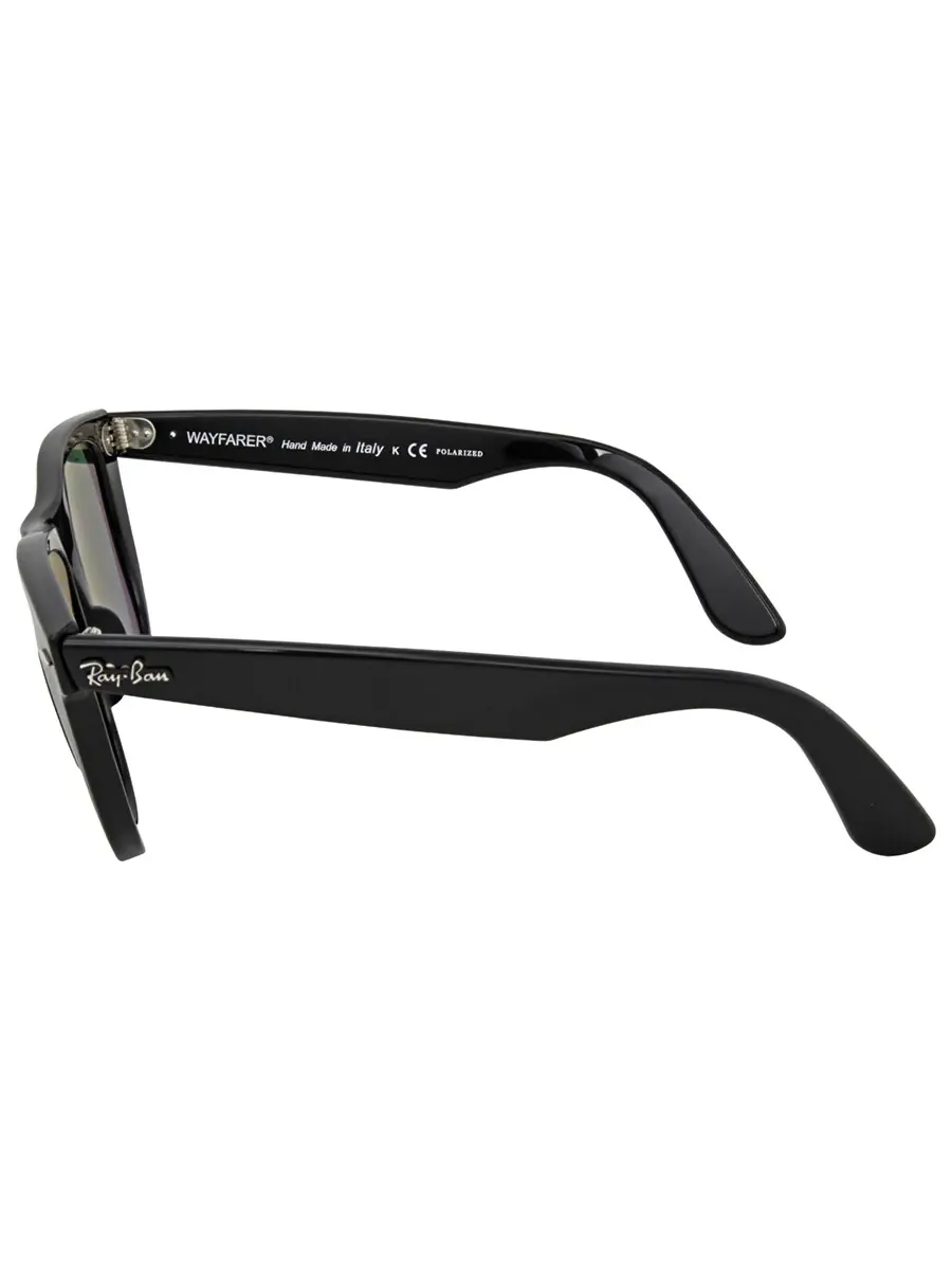 Солнцезащитные очки Ray Ban Original Wayfarer Classic Polarized Green Classic G-15 унисекс RB2140 — изображение 3 из 4