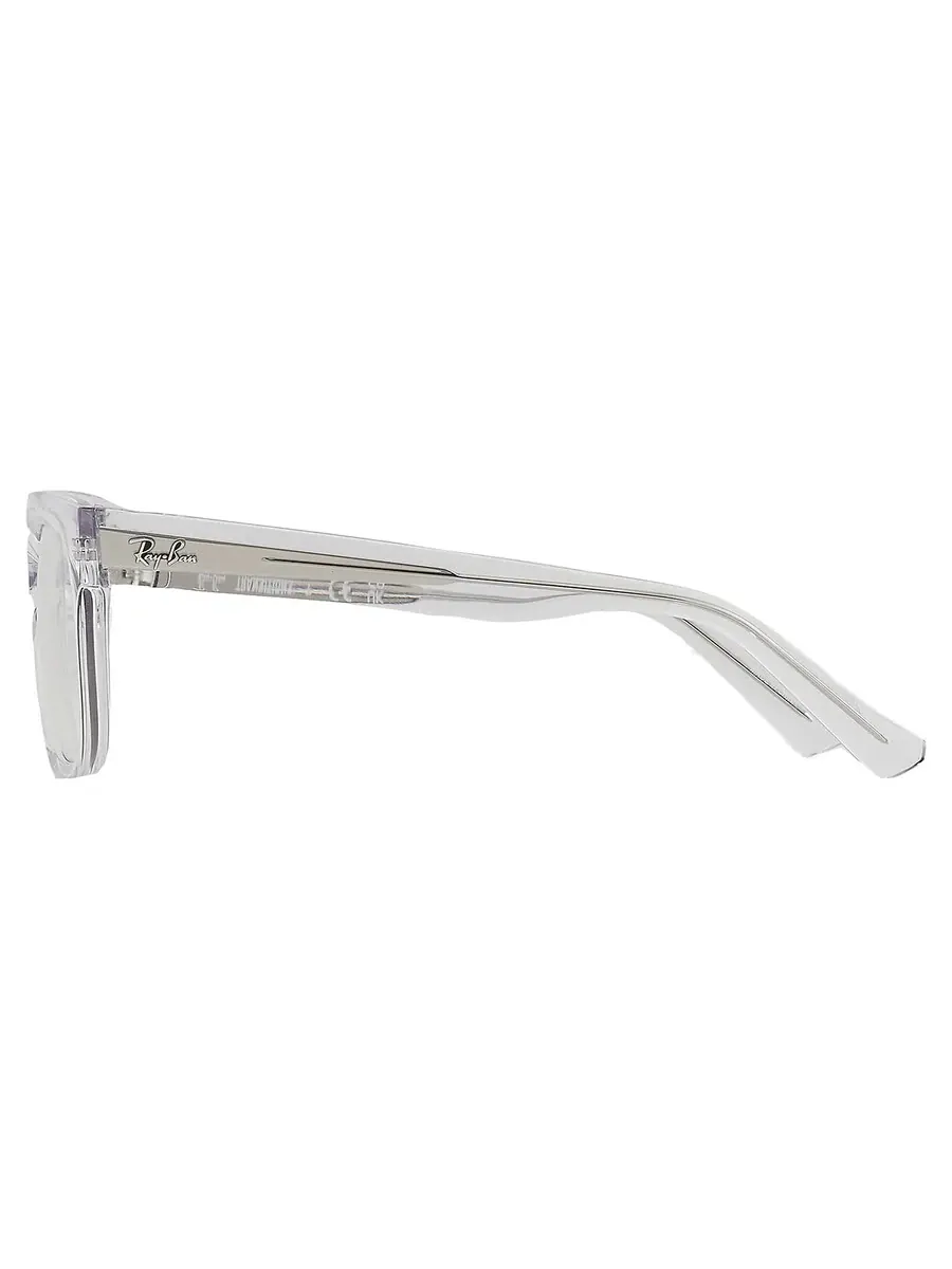 Солнцезащитные очки Ray Ban Phil Bio Based Transitions Clear/Blue Photochromatic Square Unisex — изображение 5 из 6, синий