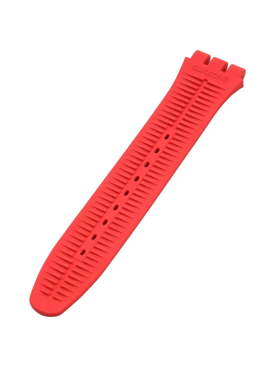 Ремешок для часов Swatch Silicone красно-белый 6H ACM0007H6 — изображение 2 из 2, красный белый