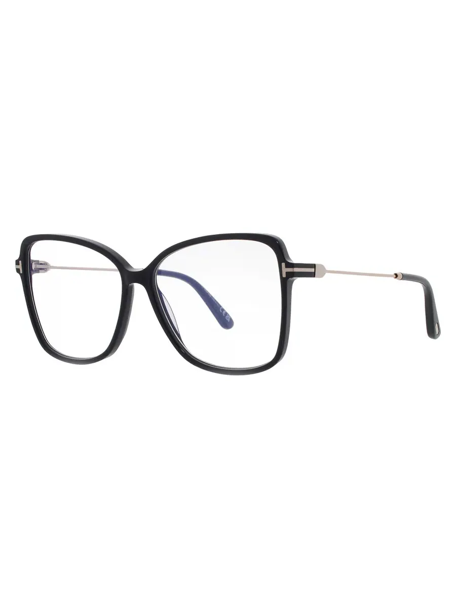 Женские очки Tom Ford Blue Light Block Browline FT5953-B 001 55 — 2