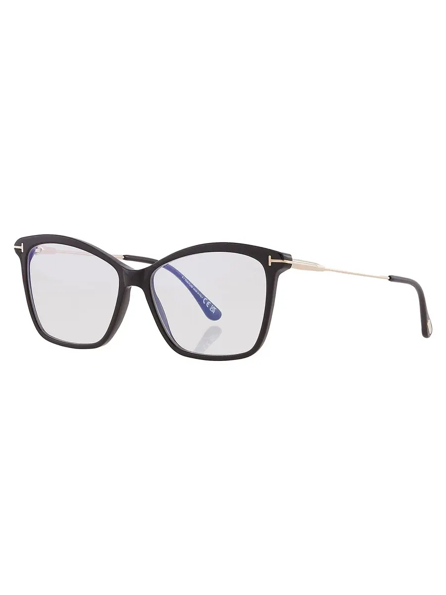 Женские очки Tom Ford Blue Light Block Cat Eye FT5687-B 001 56 — 3
