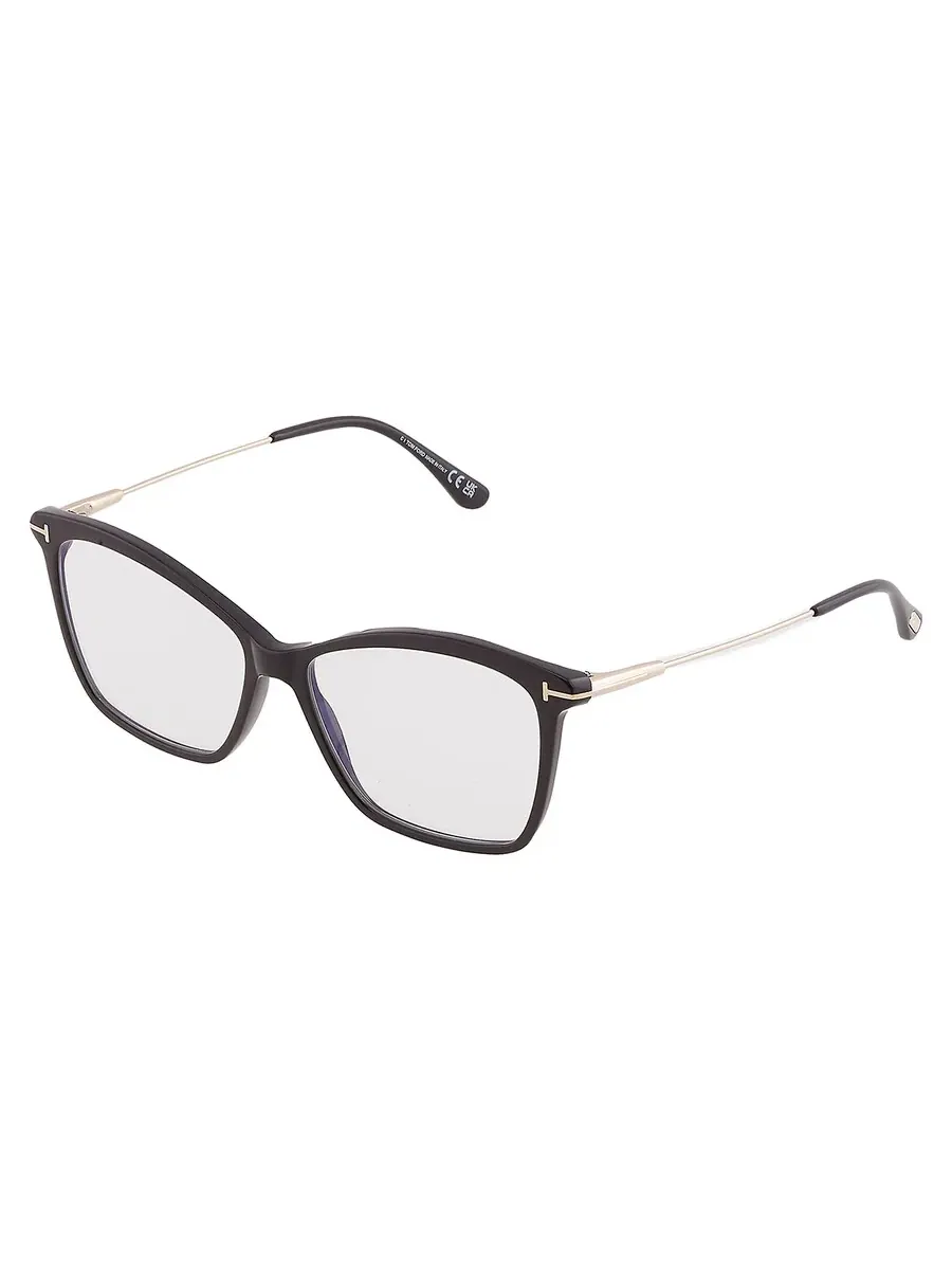 Женские очки Tom Ford Blue Light Block Cat Eye FT5687-B 001 56 — 4