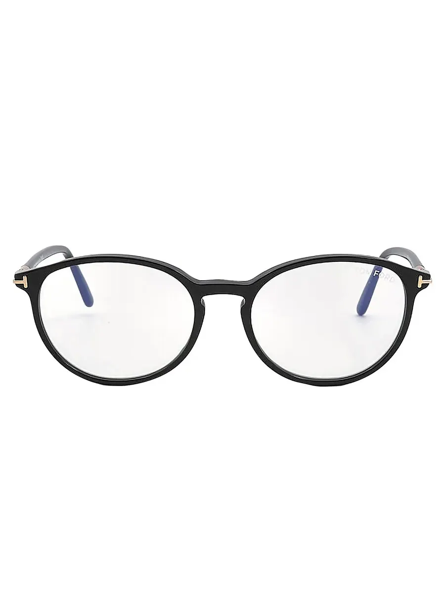 Женские очки Tom Ford Blue Light Block овальные FT5617-B 001 52
