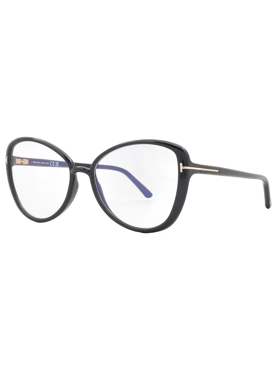 Женские очки Tom Ford Demo Butterfly FT5907-B 001 55 — 3