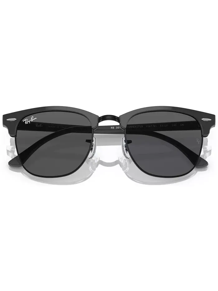 Солнцезащитные очки, RB3016 CLUBMASTER Ray-Ban — изображение 4 из 5, серый черный