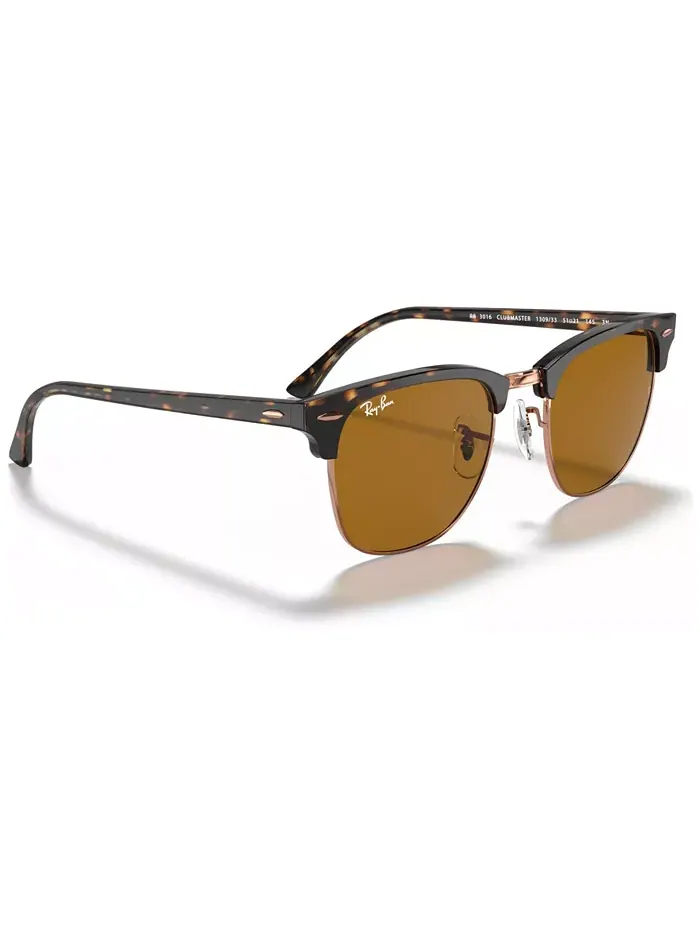 Солнцезащитные очки, RB3016 CLUBMASTER Ray-Ban — изображение 3 из 5, коричневый