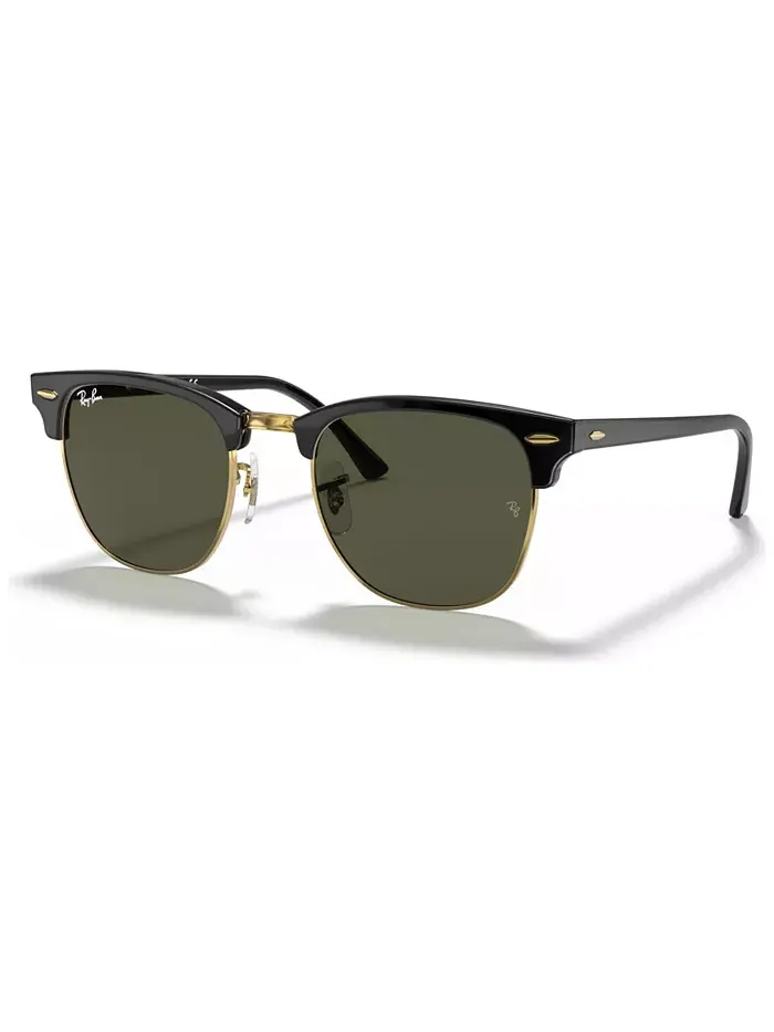 Солнцезащитные очки, RB3016 CLUBMASTER Ray-Ban — изображение 1 из 6, зеленый
