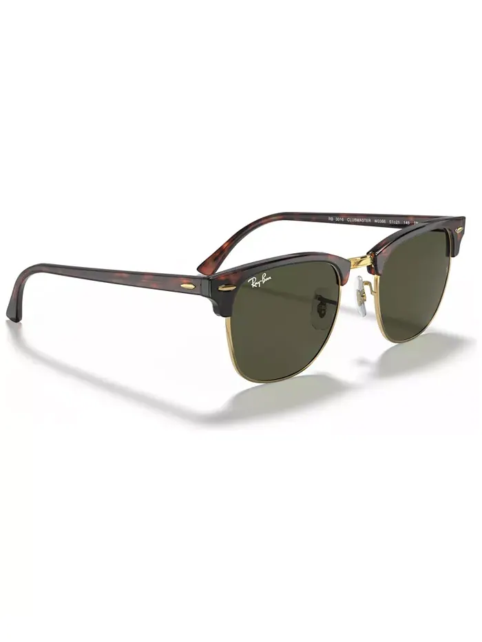 Солнцезащитные очки, RB3016 CLUBMASTER Ray-Ban — изображение 3 из 6, зеленый
