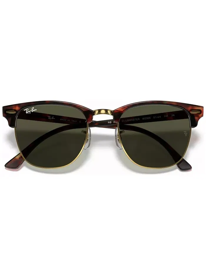 Солнцезащитные очки, RB3016 CLUBMASTER Ray-Ban — изображение 6 из 6, зеленый