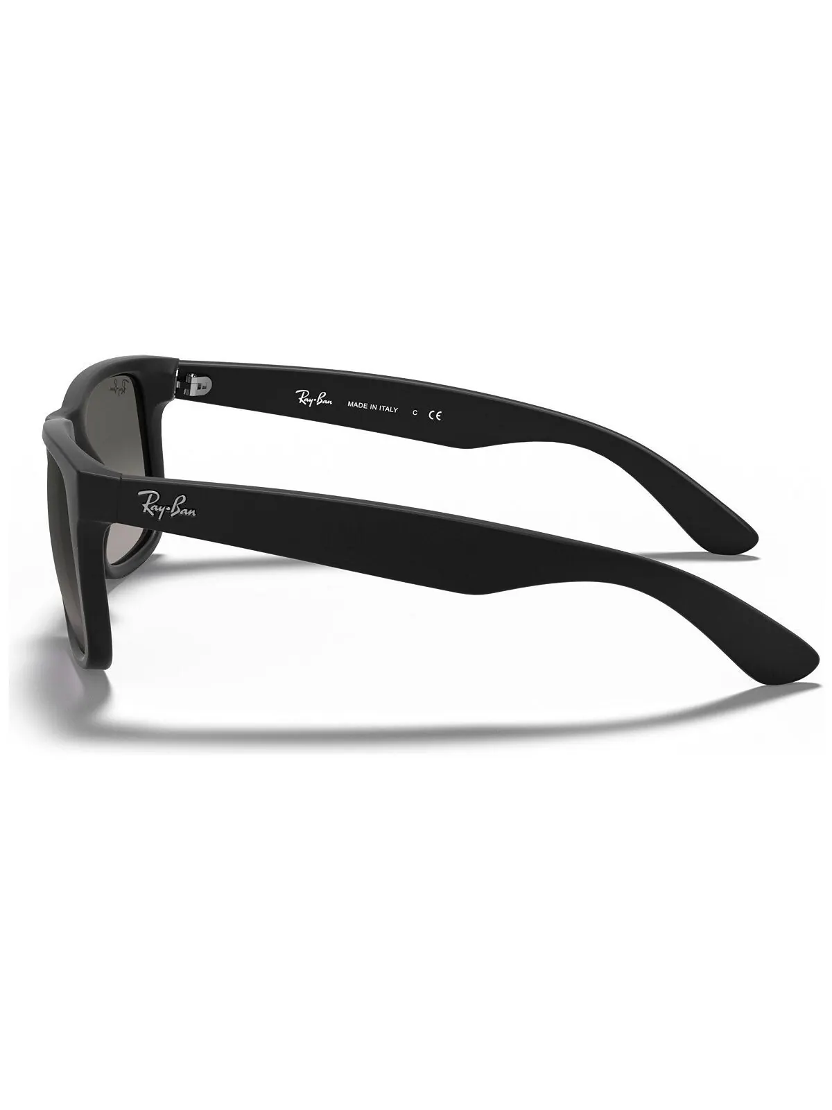 Солнцезащитные очки унисекс, RB4165 Justin с градиентом Ray-Ban — изображение 3 из 6, черный/серый
