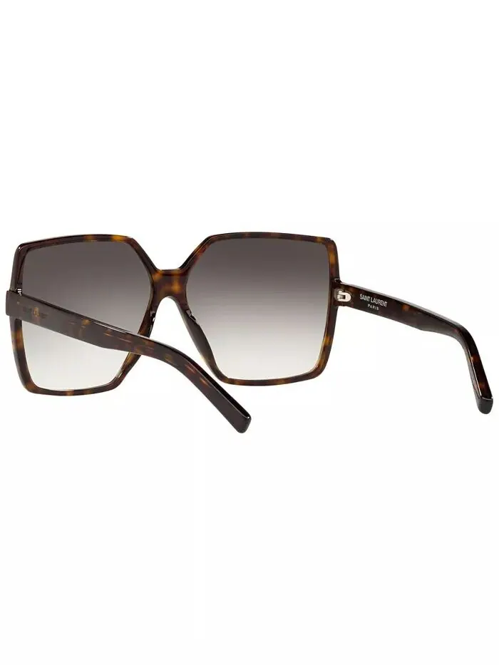 Женские солнцезащитные очки Saint Laurent — изображение 3 из 10, коричневый