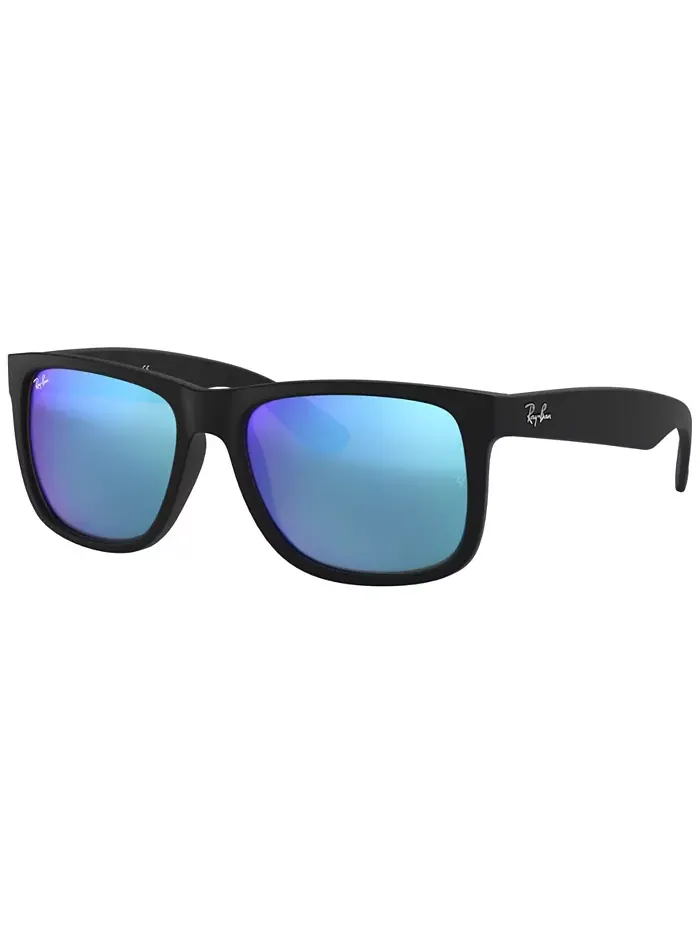 Унисекс солнцезащитные очки с низкой перемычкой, RB4165F JUSTIN COLOR MIX Ray-Ban — изображение 1 из 10, черный