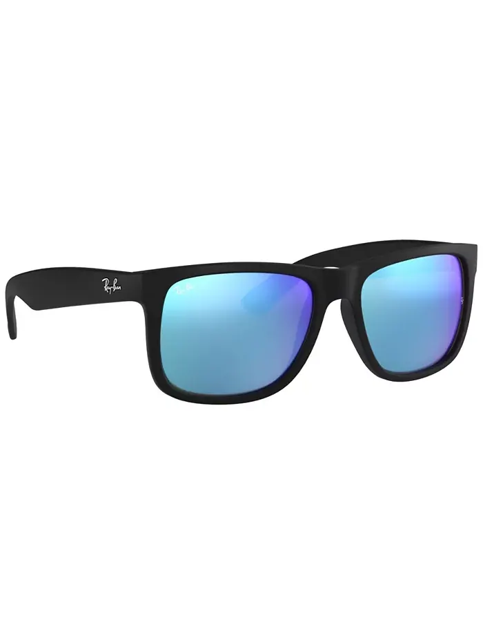 Унисекс солнцезащитные очки с низкой перемычкой, RB4165F JUSTIN COLOR MIX Ray-Ban — изображение 2 из 10, черный