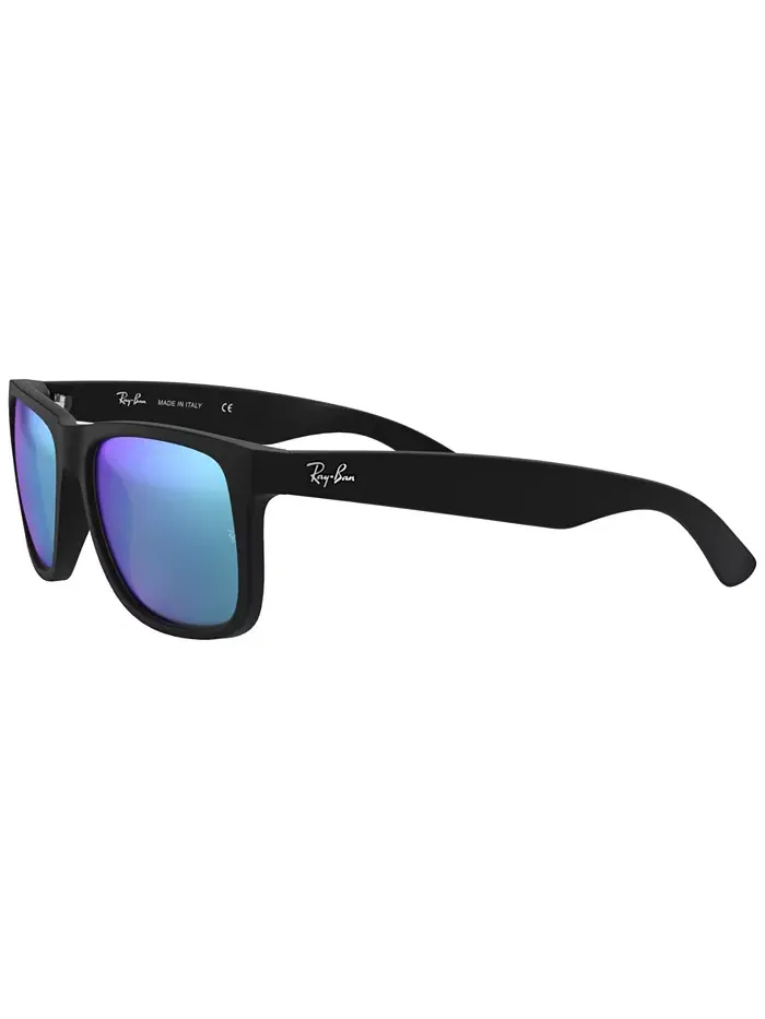 Унисекс солнцезащитные очки с низкой перемычкой, RB4165F JUSTIN COLOR MIX Ray-Ban — изображение 6 из 10, черный