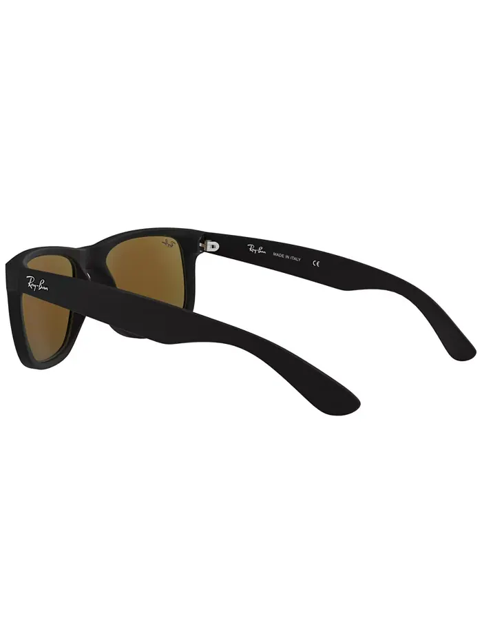 Унисекс солнцезащитные очки с низкой перемычкой, RB4165F JUSTIN COLOR MIX Ray-Ban — изображение 7 из 10, черный