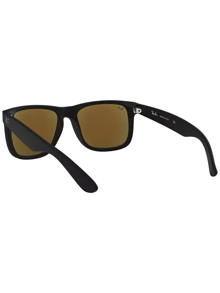 Унисекс солнцезащитные очки с низкой перемычкой, RB4165F JUSTIN COLOR MIX Ray-Ban — изображение 8 из 10, черный