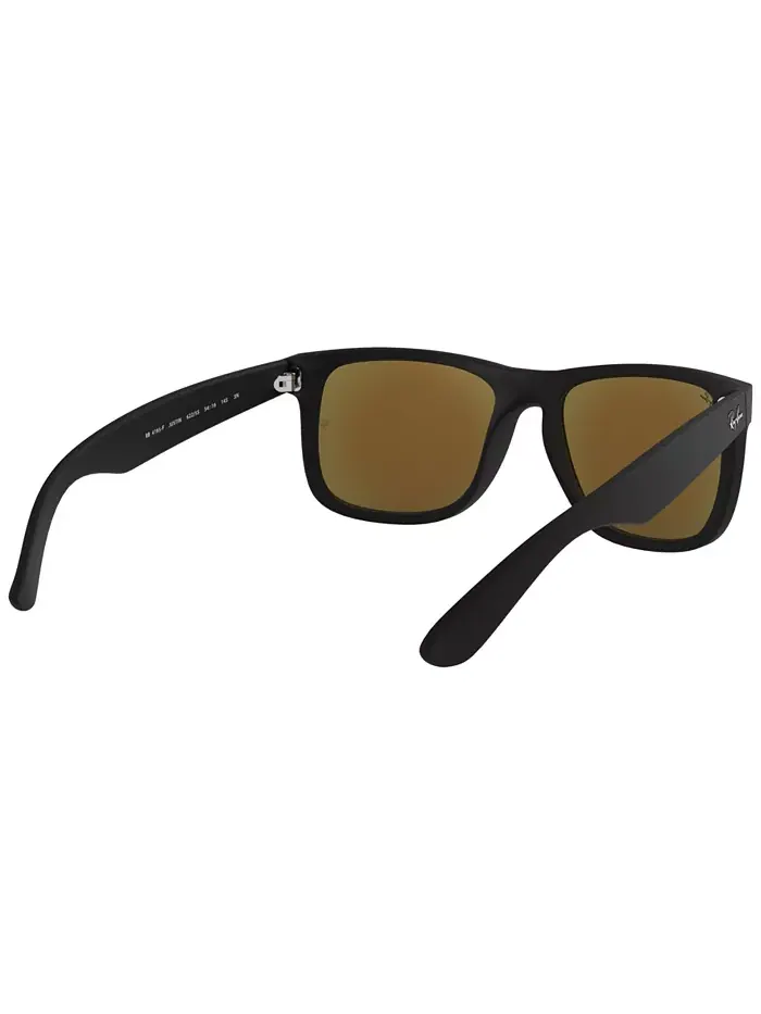 Унисекс солнцезащитные очки с низкой перемычкой, RB4165F JUSTIN COLOR MIX Ray-Ban — изображение 9 из 10, черный