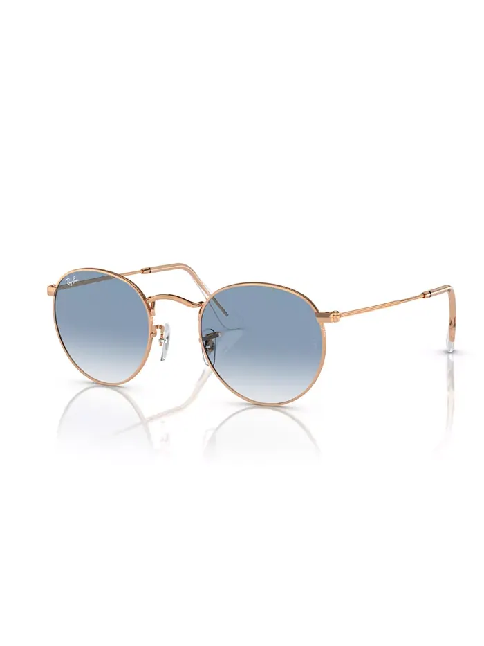 Унисекс-солнцезащитные очки, RB3447 ROUND METAL Ray-Ban — изображение 7 из 7, розовый золотистый