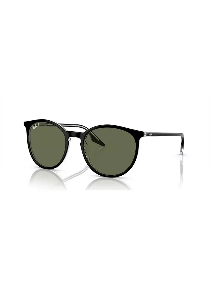 Унисекс поляризованные солнцезащитные очки, RB2204 Ray-Ban — изображение 1 из 7, черный прозрачный