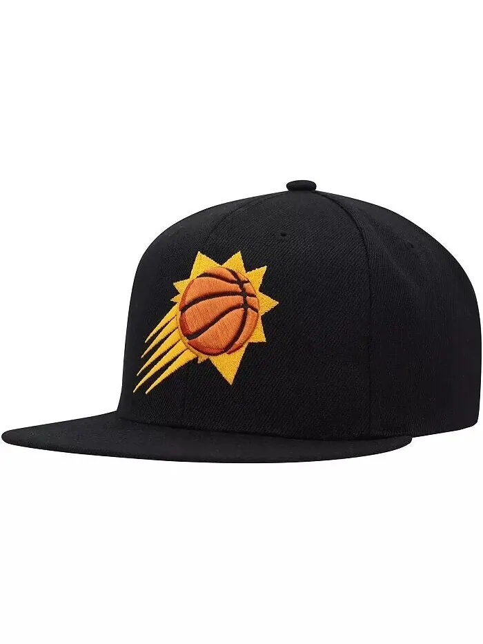 Мужская кепка Black Phoenix Suns Side Core 2.0 Snapback Mitchell & Ness — изображение 2 из 4, черный