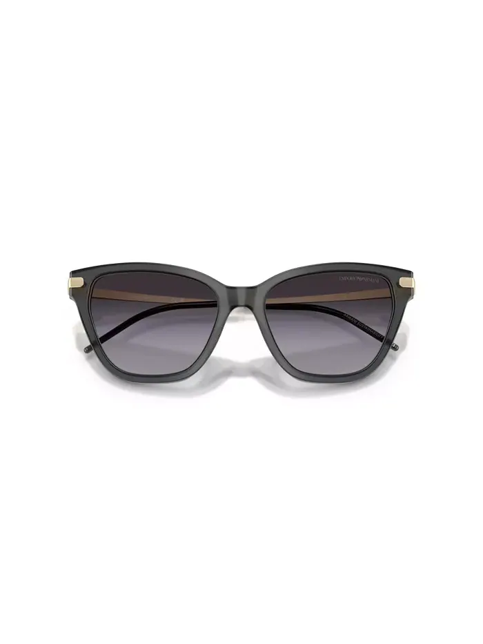 Женские солнцезащитные очки большого размера, EA4251 Emporio Armani — изображение 2 из 5, черный