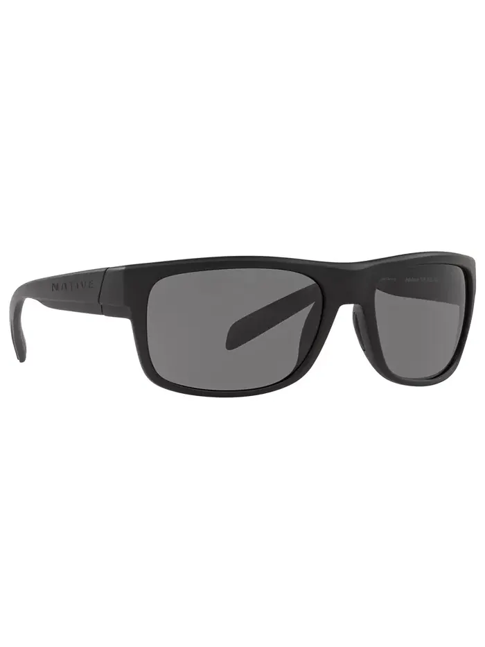Нативные унисекс поляризованные солнцезащитные очки, XD0065 58 Native Eyewear — изображение 3 из 6, черный/серый