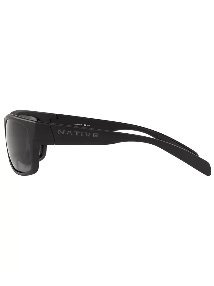 Нативные унисекс поляризованные солнцезащитные очки, XD0065 58 Native Eyewear — изображение 6 из 6, черный/серый