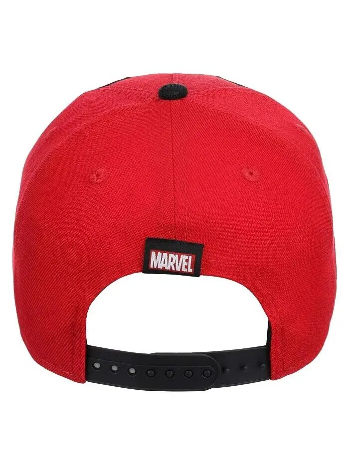 Мужская кепка Snapback Red Deadpool с А-образной оправой Lids — изображение 2 из 4, красный
