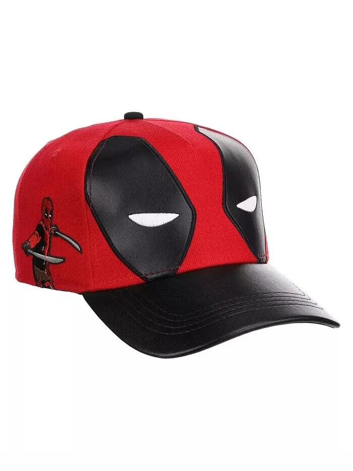 Мужская кепка Snapback Red Deadpool с А-образной оправой Lids — изображение 3 из 4, красный