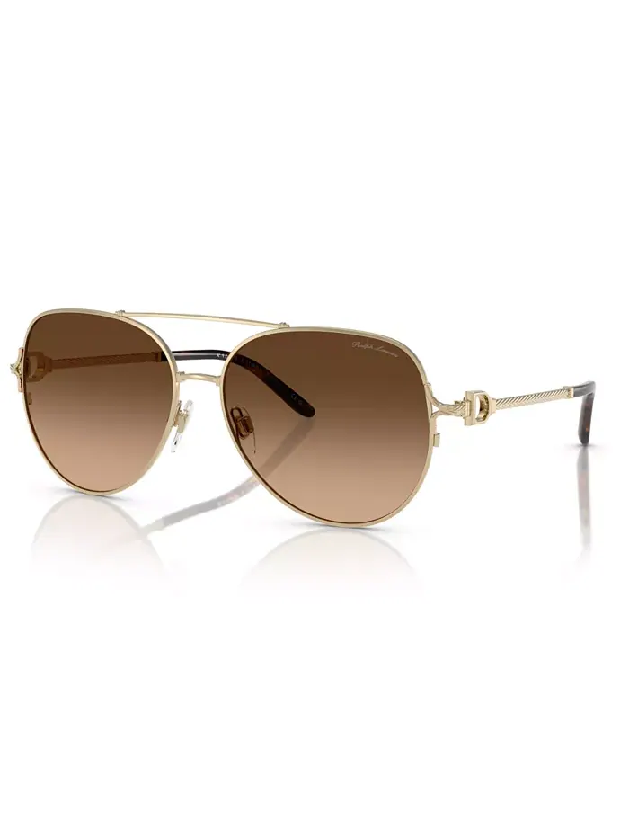 Женские солнцезащитные очки RL7087 Ralph Lauren — изображение 1 из 10, бледный золотистый